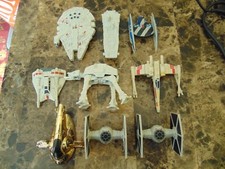 Lote de 9 brinquedos minifiguras Star Wars LFL play set mini micro navios comprar usado  Enviando para Brazil