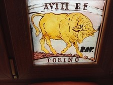 Toro dipinto mano usato  Rivoli