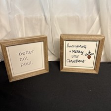 Wooden chrıstmas memories for sale  North Scituate