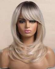 Perruque synthétique blonde d'occasion  Artix