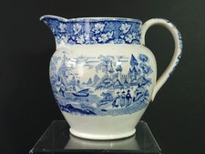 Antique printed blue for sale  LOUGHBOROUGH