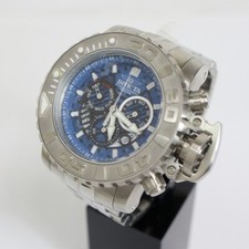 Invicta Sea Hunter 200M relógio masculino 26105 quartzo 58mm mostrador azul suíço com caixa comprar usado  Enviando para Brazil