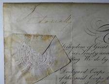 Rainha Vitória - Documento assinado - Nomeia famoso reformador prisional - JSA LOA comprar usado  Enviando para Brazil