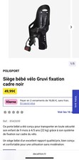Siège enfant vélo d'occasion  Boussens