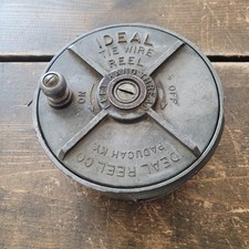 Vintage IDEAL Reel Co Carretel de Fio de Gravata Rosca para Mão Esquerda com Fio Paducah KY Modelo 80 comprar usado  Enviando para Brazil