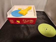 Caixa de música Fisher Price toca-discos com 2 discos 2010 funciona, usado comprar usado  Enviando para Brazil