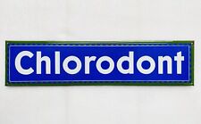 Emailschild chlorodont zahnpas gebraucht kaufen  Schiffweiler