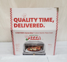 Forno elétrico de pizza interno Chefman usado com 6 predefinições modelo RJ25-PO12-SS, usado comprar usado  Enviando para Brazil