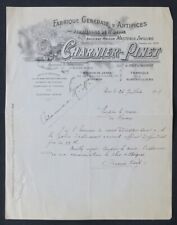 Facture paris 1907 d'occasion  Nantes-