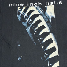 Camisa Vintage Nine Inch Nails Now I’m Nothing 1991 Tamanho G Ponto Único REIMPRESSÃO comprar usado  Enviando para Brazil