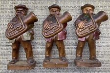Trio Horn Players 6” Estatueta de Madeira Orquestra Banda Folclórica Natal Artes Músico comprar usado  Enviando para Brazil