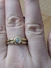 Damenring 585er gelbgold gebraucht kaufen  Regensburg