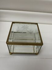 Vintage glass mirror for sale  WITHAM
