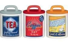 Set retro canister for sale  LONDON