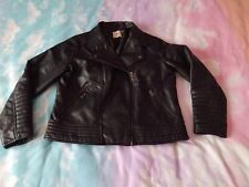 Faux leather jacket for sale  CARDIFF