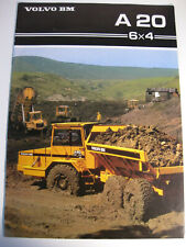 VME Volvo bm A20 Dumper Articulated Dumptuck Catalogue sales brochure NL comprar usado  Enviando para Brazil