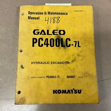 Komatsu pc400lc operation for sale  Sugar Grove