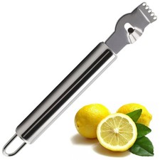 Usado, Novo descascador de zester cítrico laranja limão limão laranja cozinha artesanato aço inoxidável comprar usado  Enviando para Brazil