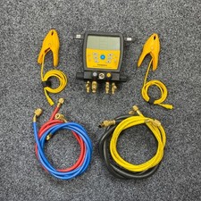 Coletor de refrigerante Fieldpiece SM480V 4 portas SMAN com bolsa, braçadeiras e mangueiras, usado comprar usado  Enviando para Brazil