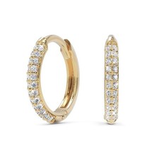 Moissanite hoop earrings for sale  Jamaica
