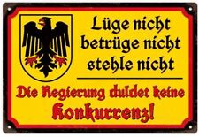 Blechschild 30x20 lüge gebraucht kaufen  Limbach-Oberfrohna