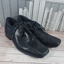 Black leather shoes for sale  OLDBURY
