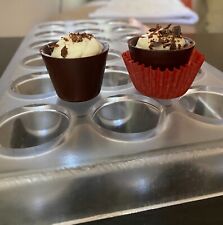 Molde para xícara de chocolate sobremesa policarbonato 18 xícaras transparente, usado/muito bom estado comprar usado  Enviando para Brazil