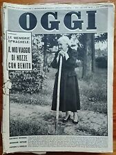 Rivista oggi 1957 usato  Roma