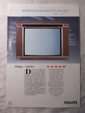 Folheto antigo anúncio Flier TV Philips Rubens luxo 4692 VT 4392 comprar usado  Enviando para Brazil