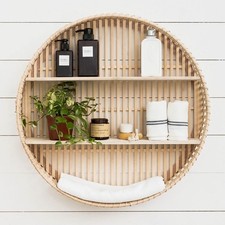 Rattan wall shelf for sale  Brentwood