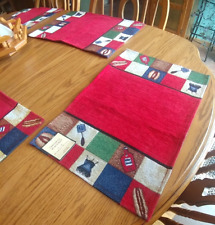Placemats chenile set for sale  Republic