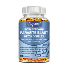 Parasite Blast Detox Complex 1485mg - Antiparasita, Suporte à Limpeza, Saúde Intestinal, usado comprar usado  Enviando para Brazil