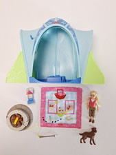 Barraca Fisher Price Loving Family acampamento menina cachorro fogo azul verde 2004 m, usado comprar usado  Enviando para Brazil