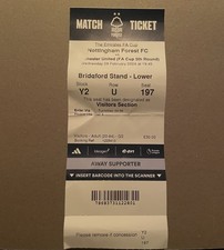 Nottingham forest manchester for sale  MACCLESFIELD