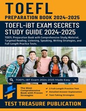 Toefl preparation book for sale  Interlochen