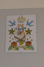 Handgemaltes bild rahmen gebraucht kaufen  Westerheim
