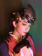 Usado, Overwatch Game Widowmaker Cosplay Capacete Máscara Luz LED Adereços de PVC Comic-Con Novo  comprar usado  Enviando para Brazil