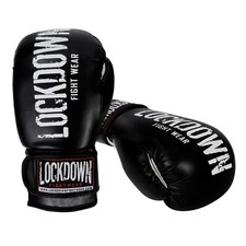Luvas de boxe infantis Lockdown kick boxing 4 oz 6 oz 8 oz - Preto e branco, usado comprar usado  Enviando para Brazil