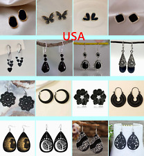 Moda Mujer Color Negro Varios Exquisitos Pendientes Accesorios Navidad Nuevo segunda mano  Embacar hacia Mexico