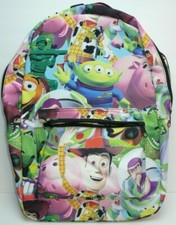 Mochila Toy Story estampa completa Disney Pixar Woody Buzz Slinky Rex presunto escola, usado comprar usado  Enviando para Brazil