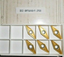 Inserções de torneamento Seco VBMT160408 -F1 CP500 inserções indexáveis 6 peças ***Novo*** comprar usado  Enviando para Brazil