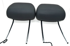 💎 2008-14 MERCEDES W204 C300 FRONT LEFT & RIGHT BLACK LEATHER HEADREST SET OEM na sprzedaż  Wysyłka do Poland