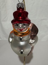 christopher radko snowman ornament for sale  Hortonville