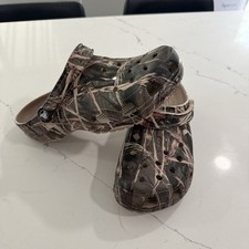 Crocs Classic Advantage Max 4 tamancos camuflados sapatos masculinos tamanho 9 feminino tamanho 11 comprar usado  Enviando para Brazil