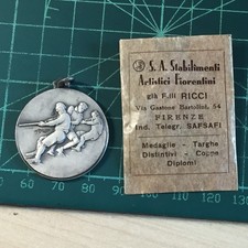 Medaglia argento premio usato  San Pietro di Morubio