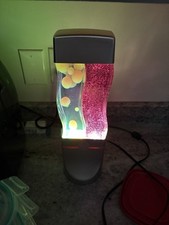 Usado, Lâmpada de lava dupla vintage glitter lado a lado dupla prata azul verde rosado comprar usado  Enviando para Brazil