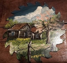 Hand painted circular for sale  Kitts Hill