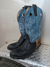 Botas de caubói masculinas Double-H Porthole azul marrom preto - Tamanho 9M 5157 comprar usado  Enviando para Brazil