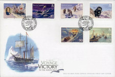 Usado, GB ISLE of MAN 2007 Victory Voyage/Capt Ross North Pole Explorer SG 1387/92 FDC comprar usado  Enviando para Brazil