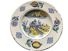 Assiette plat céramique d'occasion  Laillé